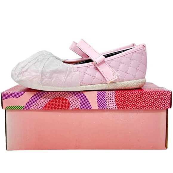 Via Pinky Collection Girls Quilted Ballet Flats Size 11 Pink With Box - Picture 5 of 6